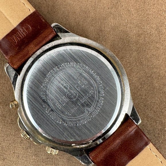 Vintage Berenger Moon Phase Watch Has 4 Sub Dials day date, month and Moon Phase - Picture 4 of 8